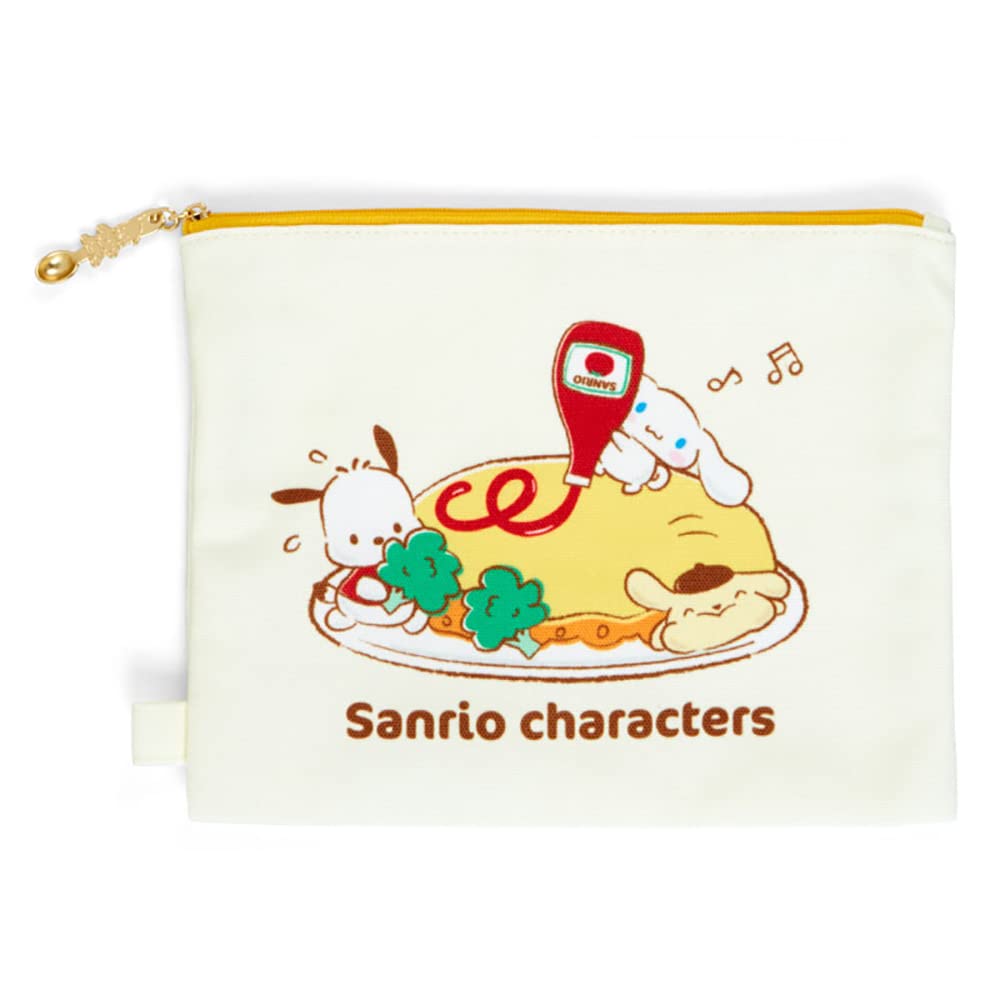 SANRIO Flat Pouch Set Characters Oomori Design- Japan Figure Store - #1 Bring To You The Best Japanese Goods
