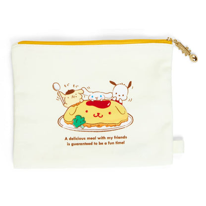 SANRIO Flat Pouch Set Characters Oomori Design- Japan Figure Store - #1 Bring To You The Best Japanese Goods