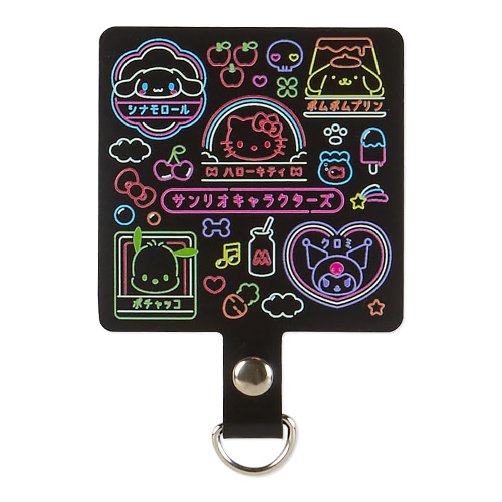 Sanrio Characters Fontab & Neck Strap Vivid Neon 563323- Japan Figure Store - #1 Bring To You The Best Japanese Goods
