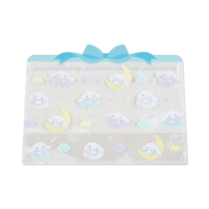 SANRIO Clear Zipper Bag Set 5 Sheets Cinnamoroll- Japan Figure Store - #1 Bring To You The Best Japanese Goods
