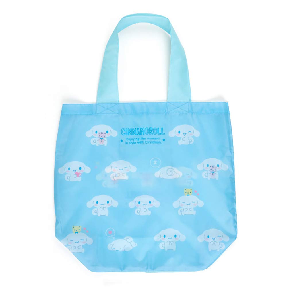 SANRIO Eco Bag With Pouch Cinnamoroll- Japan Figure Store - #1 Bring To You The Best Japanese Goods