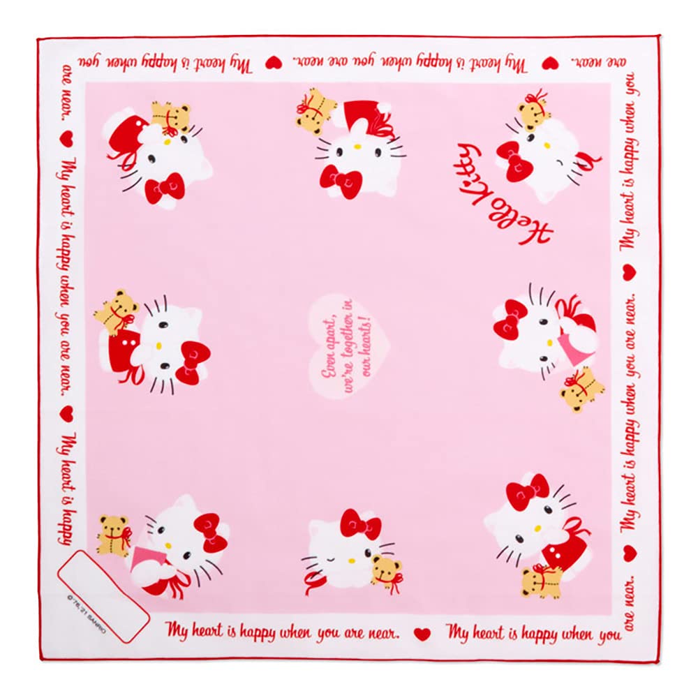 SANRIO Lunch Cloth Set 3 Pcs Hello Kitty Bear- Japan Figure Store - #1 Bring To You The Best Japanese Goods