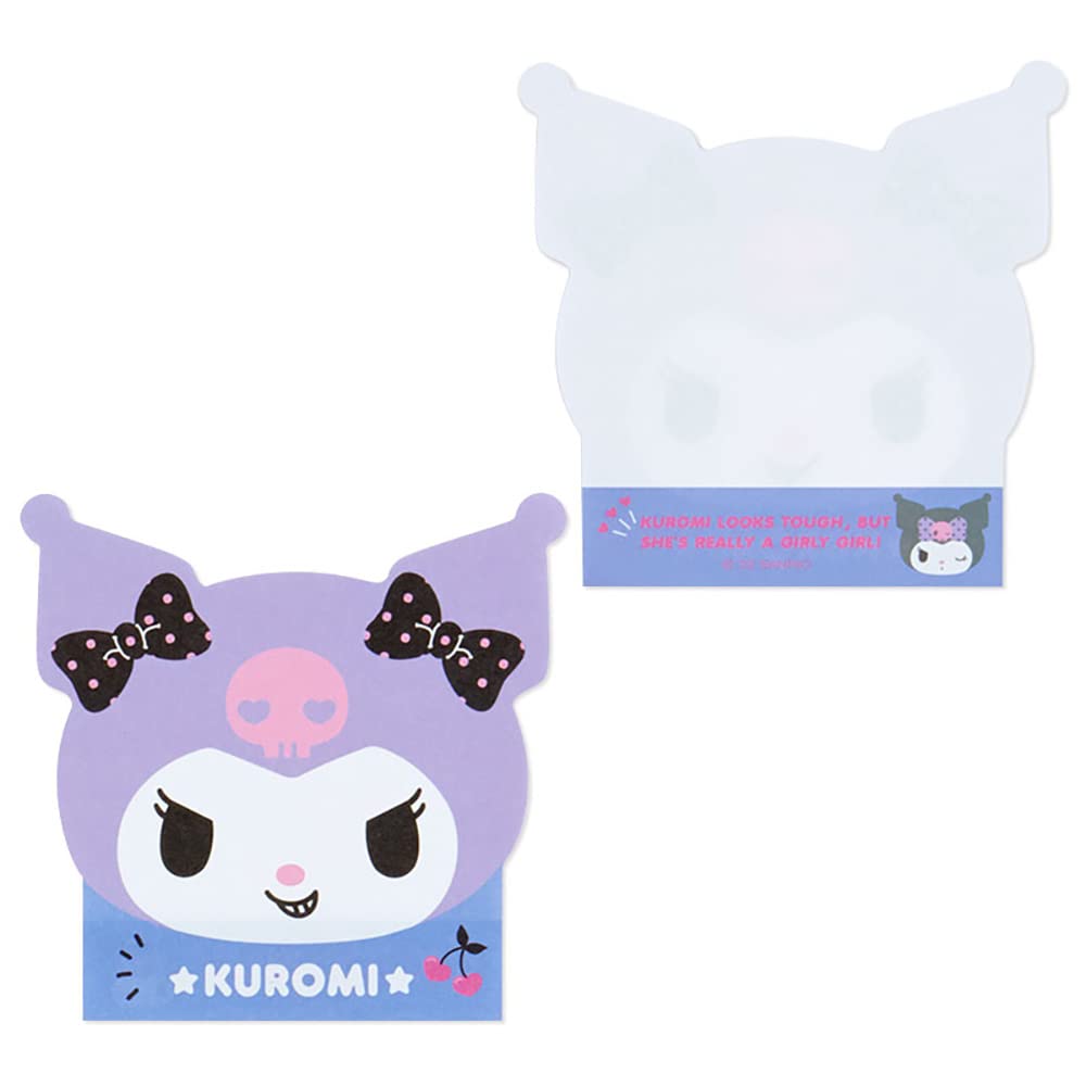 SANRIO Character Face Shaped Memo Kuromi- Japan Figure Store - #1 Bring To You The Best Japanese Goods