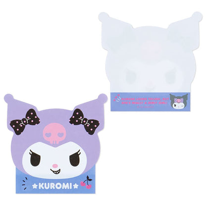 SANRIO Character Face Shaped Memo Kuromi- Japan Figure Store - #1 Bring To You The Best Japanese Goods