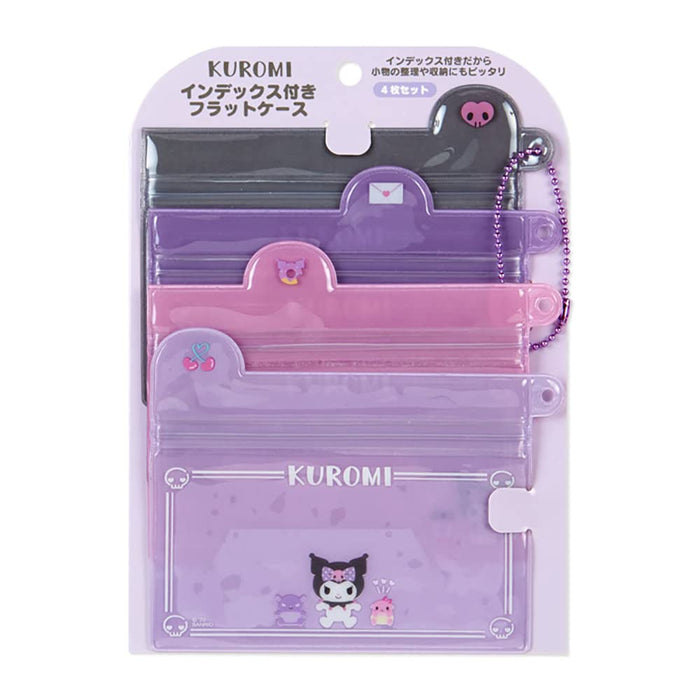 SANRIO Index Flat Case Set Kuromi- Japan Figure Store - #1 Bring To You The Best Japanese Goods