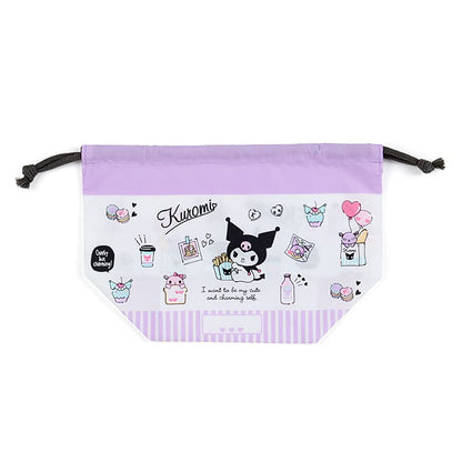 SANRIO - Drawstring Lunch Bag Kuromi Sweets- Japan Figure Store - #1 Bring To You The Best Japanese Goods