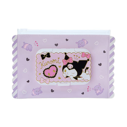 Sanrio Kuromi Wet Wipe Pouch (Purple Heart Version) - Japanese Toy And Stationery- Japan Figure Store - #1 Bring To You The Best Japanese Goods