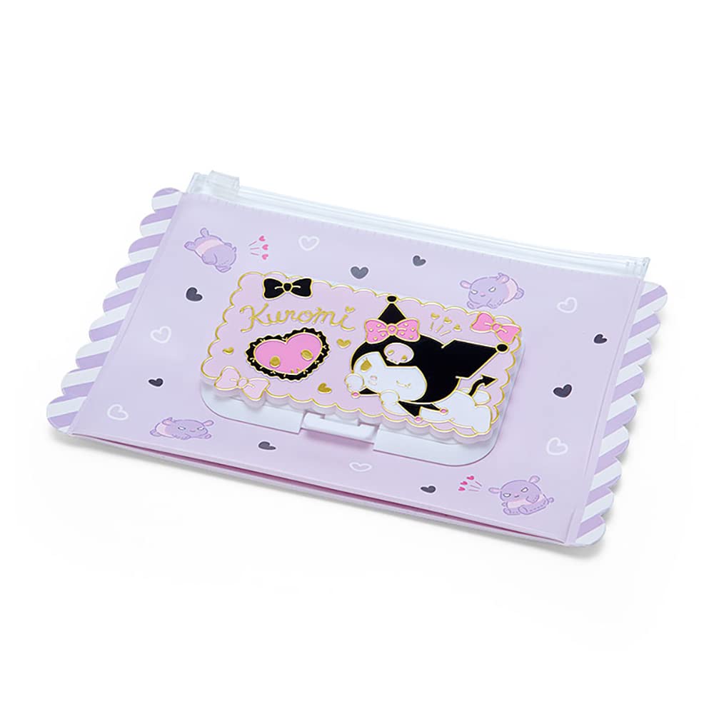 Sanrio Kuromi Wet Wipe Pouch (Purple Heart Version) - Japanese Toy And Stationery- Japan Figure Store - #1 Bring To You The Best Japanese Goods