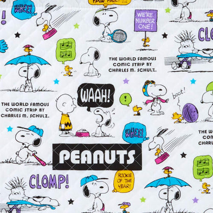 Sanrio Colorful Snoopy Quilted Knapsack with Short Handle- Japan Figure Store - #1 Bring To You The Best Japanese Goods