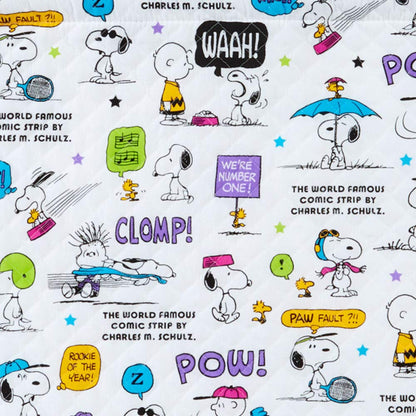 Sanrio Colorful Snoopy Quilted Knapsack with Short Handle- Japan Figure Store - #1 Bring To You The Best Japanese Goods