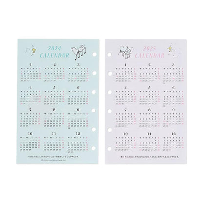 Sanrio Snoopy System Notebook Refill Set 2024 - Japan - 704385- Japan Figure Store - #1 Bring To You The Best Japanese Goods