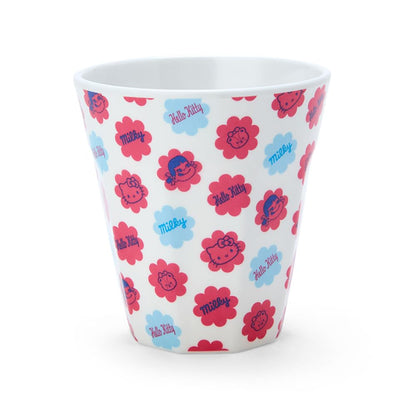 Sanrio Hello Kitty Milky & Melamine Cup 11x8.7x8.7cm 040240- Japan Figure Store - #1 Bring To You The Best Japanese Goods