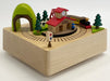 Sanrio Japan Wooden Music Box Station Train H 9108 Beige 577855- Japan Figure Store - #1 Bring To You The Best Japanese Goods