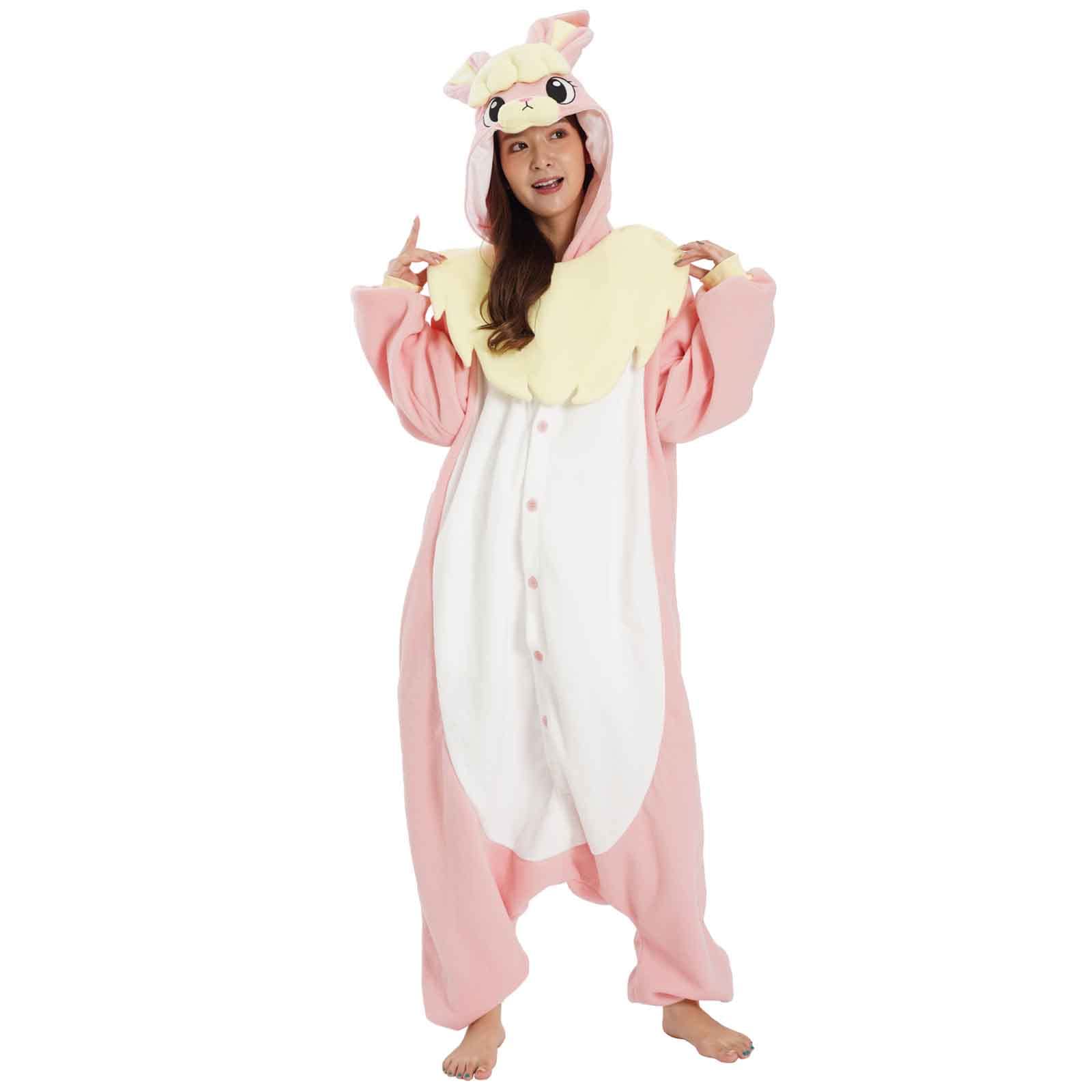 Sazac Southwark Rabbit Kigurumi Fleece 2933 Pink- Japan Figure Store - #1 Bring To You The Best Japanese Goods