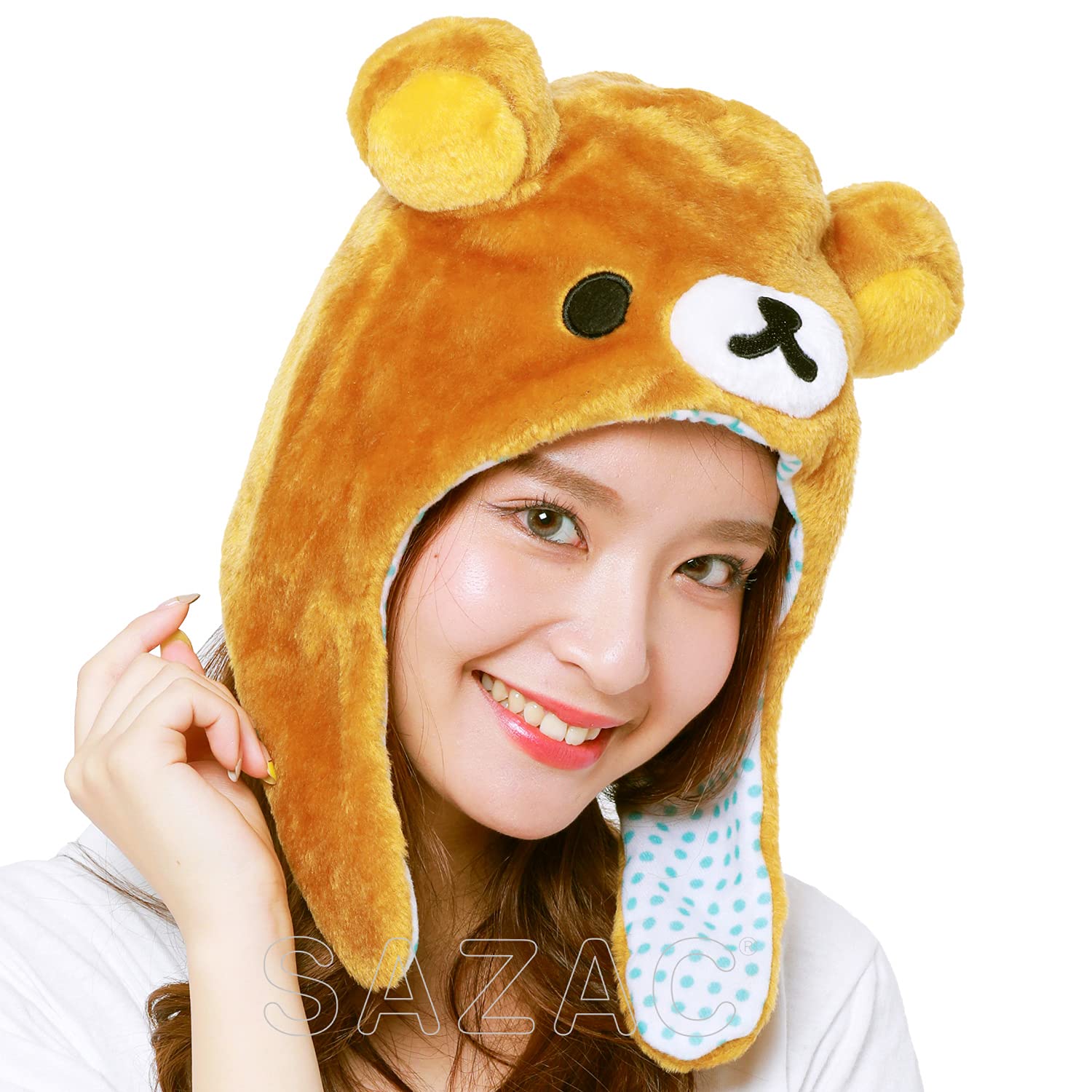 Sazac Kigurumi Cap Rilakkuma- Japan Figure Store - #1 Bring To You The Best Japanese Goods