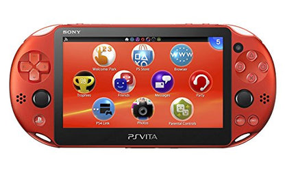 Sce Sony Computer Entertainment Inc. Playstation Vita Sony Ps Vita Metallic Red Wifi Pch2000Za26 Playstation Japanese New