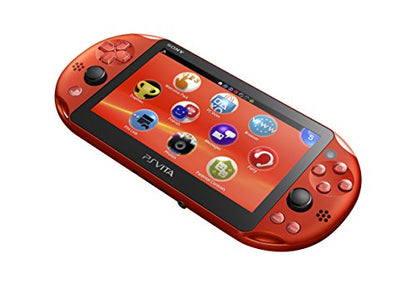 Sce Sony Computer Entertainment Inc. Playstation Vita Sony Ps Vita Metallic Red Wifi Pch2000Za26 Playstation Japanese New