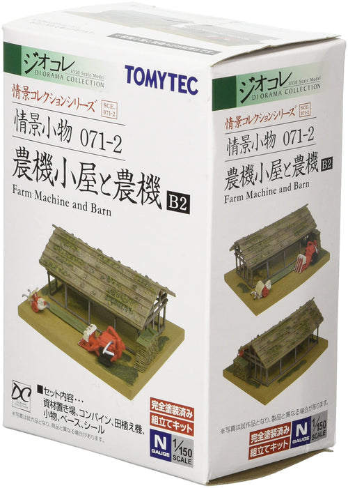 Tomytec Scenery Collection 071-2 Agriculture Machinery Shed & B2 Diorama Accessories- Japan Figure Store - #1 Bring To You The Best Japanese Goods
