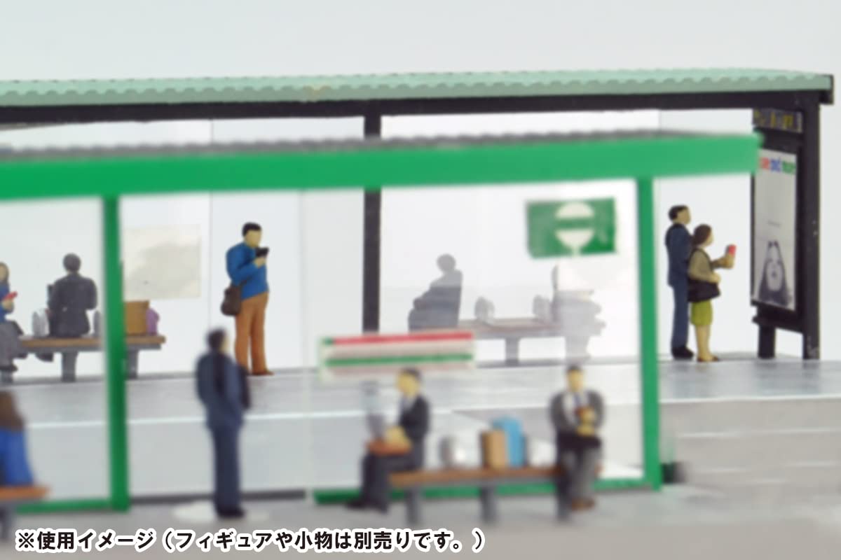 TOMYTEC Komono 122-2 Bus Stop C2 N Scale- Japan Figure Store - #1 Bring To You The Best Japanese Goods