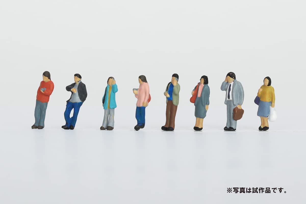 TOMYTEC Ningen 136 Model People 'People Standing' N Scale- Japan Figure Store - #1 Bring To You The Best Japanese Goods
