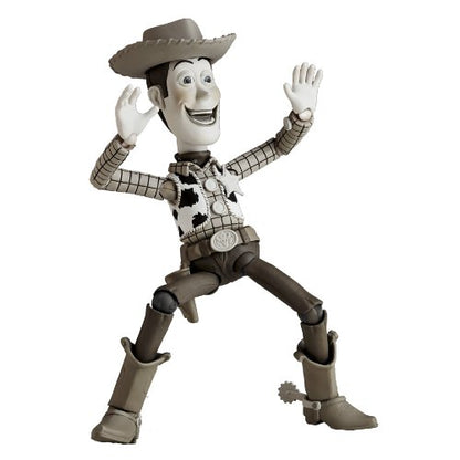 Kaiyodo Toy Story Woody Revoltech 010Ex Sepia Color Ver. Action Figure Japan- Japan Figure Store - #1 Bring To You The Best Japanese Goods