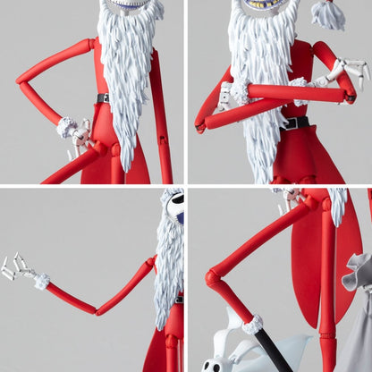 KAIYODO Sci-Fi Revoltech 017 Jack Skellington Santa Version Figure- Japan Figure Store - #1 Bring To You The Best Japanese Goods