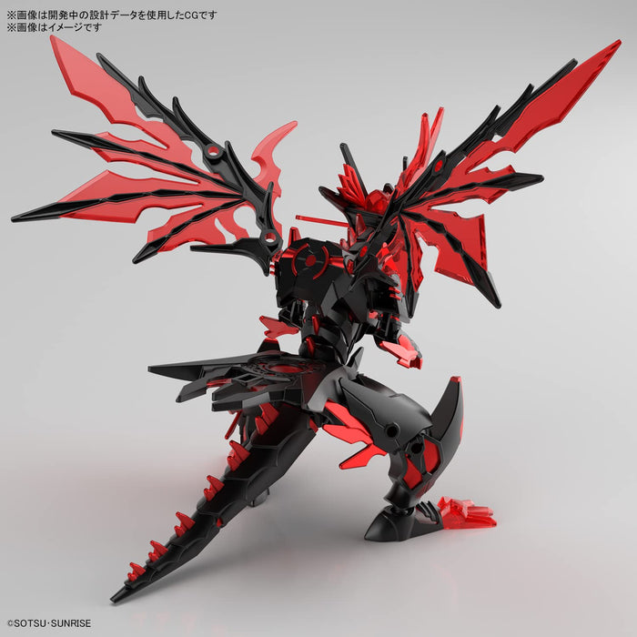 BANDAI Sdw Gundam Heroes Bb Senshi No.28 Dark Grasper Dragon Plastic Model- Japan Figure Store - #1 Bring To You The Best Japanese Goods