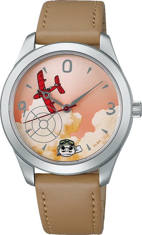 Seiko Watch Alba Porco Rosso 30Th Anniversary Model Acck727 Women&S Beige- Japan Figure Store - #1 Bring To You The Best Japanese Goods