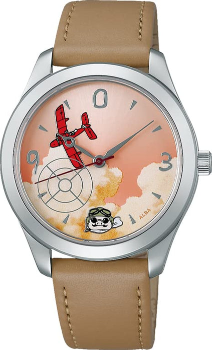 Seiko Watch Alba Porco Rosso 30Th Anniversary Model Acck727 Women&S Beige- Japan Figure Store - #1 Bring To You The Best Japanese Goods