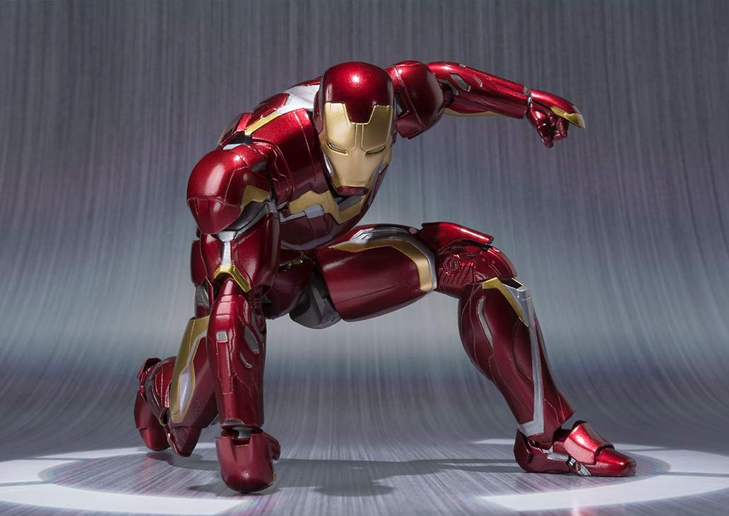 Bandai Spirits SH Figuarts Iron Man Mark 45 155mm ABS PVC Diecast Figure- Japan Figure Store - #1 Bring To You The Best Japanese Goods