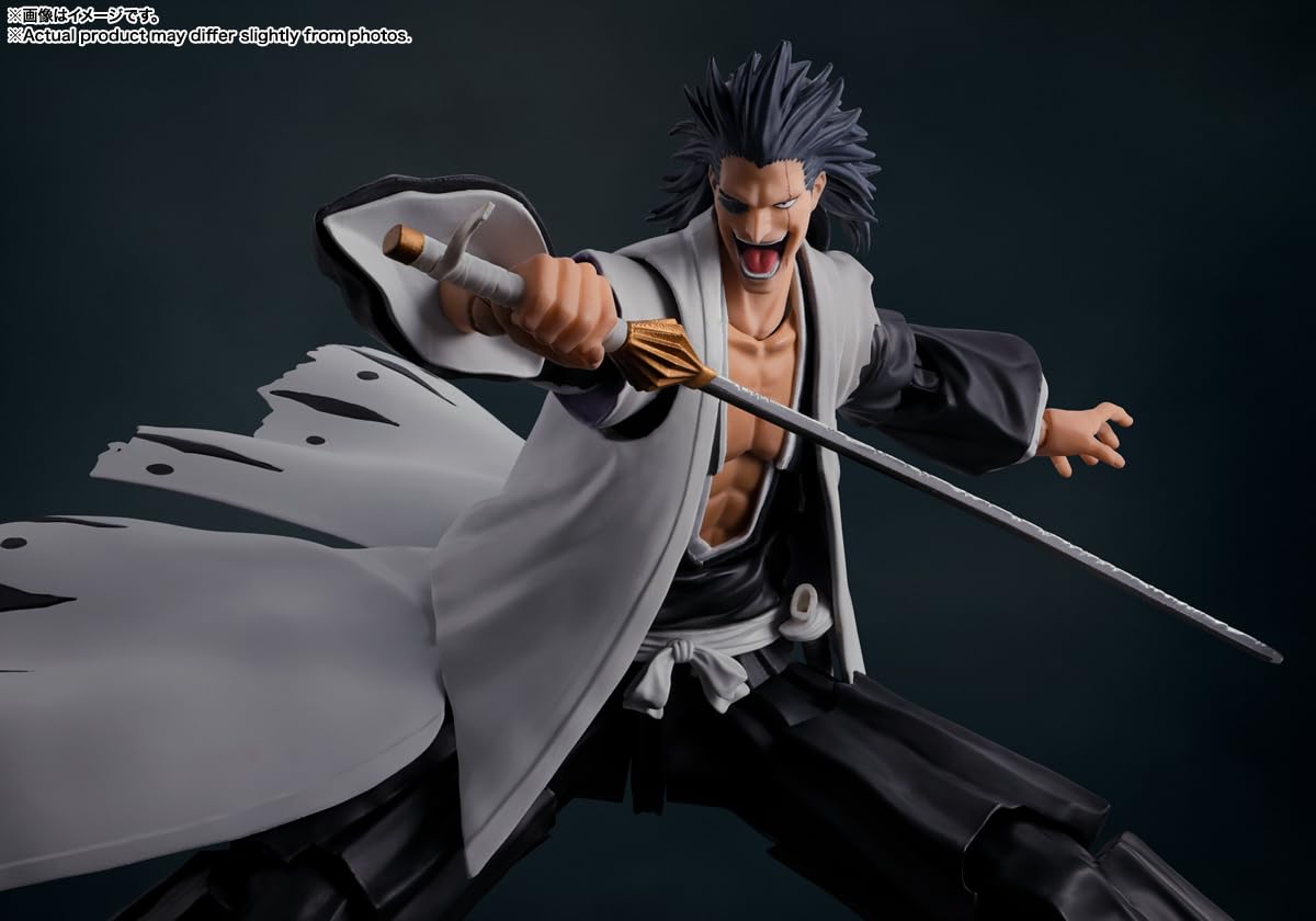 Bandai Spirits SH Figuarts Bleach Kenpachi Zaraki 170mm PVC ABS Figure- Japan Figure Store - #1 Bring To You The Best Japanese Goods