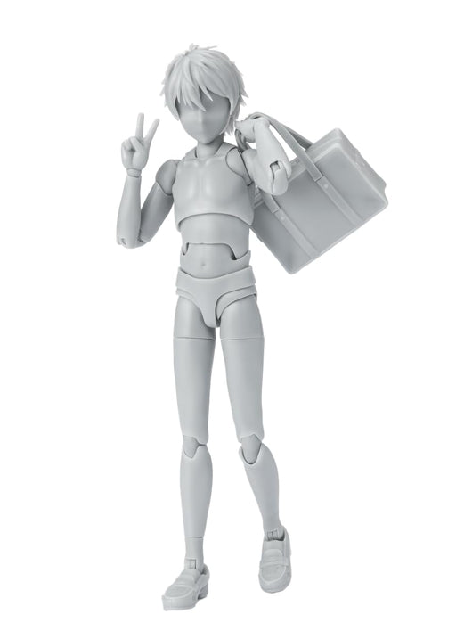 Bandai Spirits SH Figuarts Gray Body-Kun School Life DX Set 135mm PVC ABS Figure- Japan Figure Store - #1 Bring To You The Best Japanese Goods
