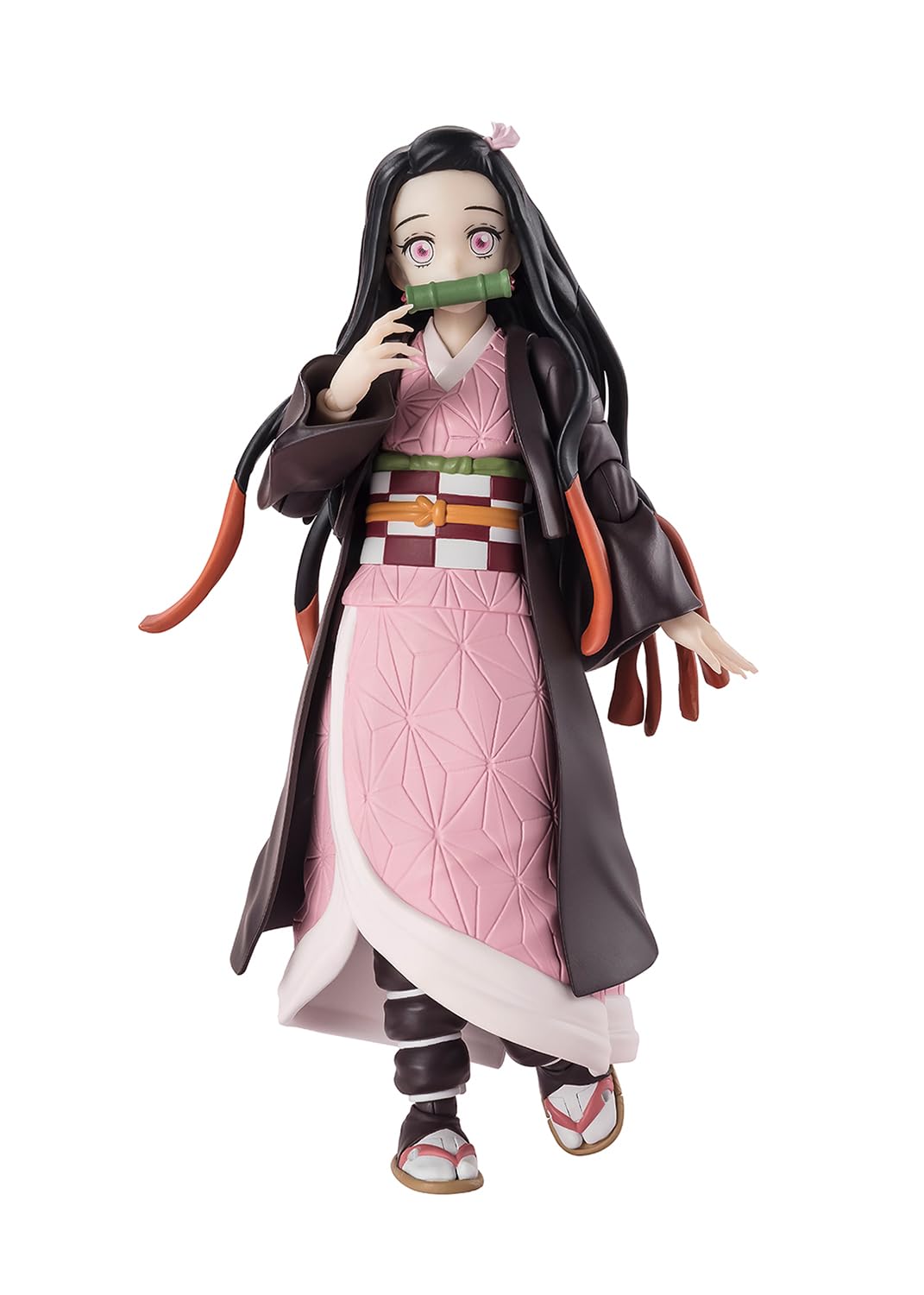 Bandai Spirits Kimetsu No Yaiba Nezuko Kamado 130mm PVC ABS Movable Figure by SH Figuarts- Japan Figure Store - #1 Bring To You The Best Japanese Goods