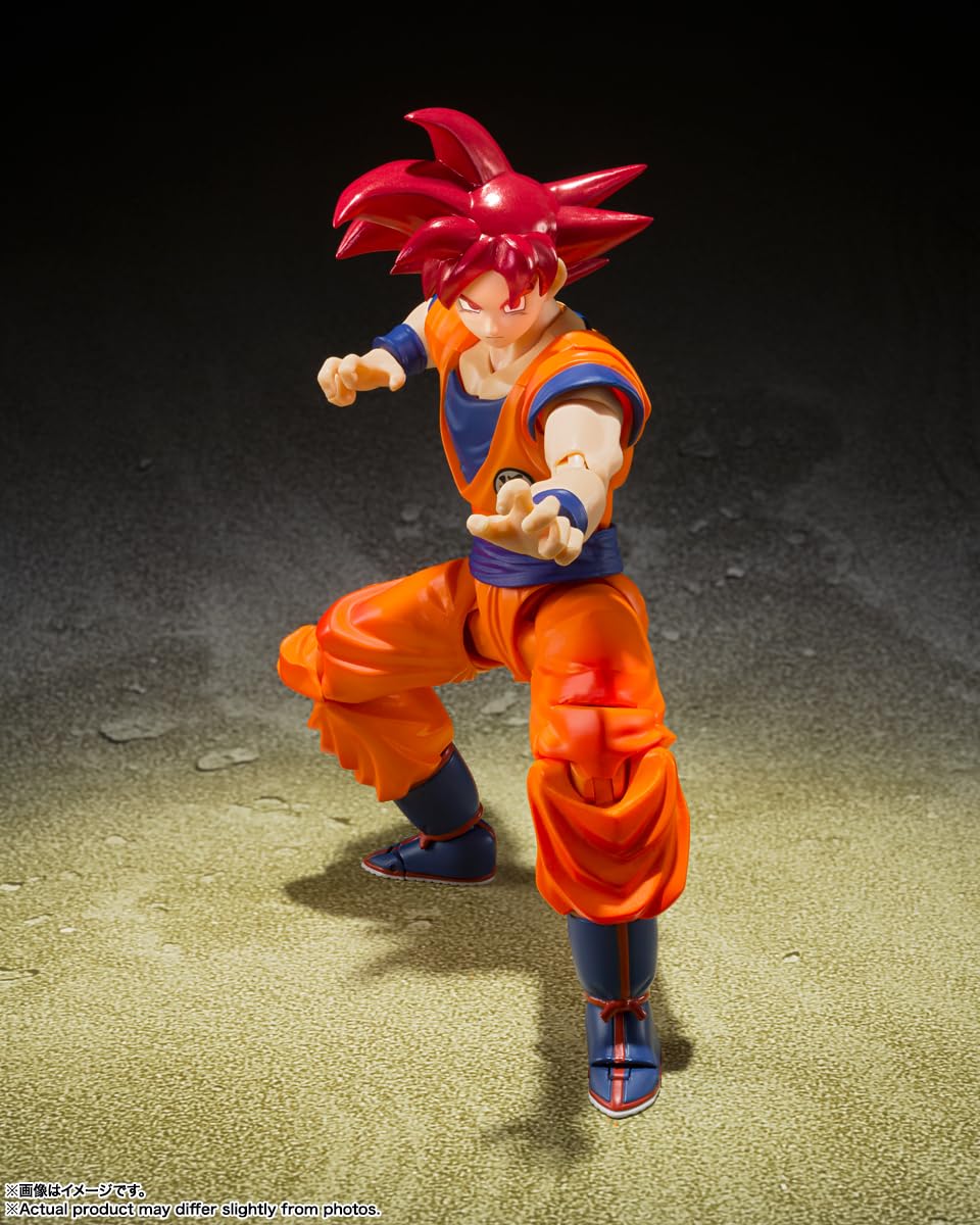 Sh Figuarts Dragon Ball Super SSG Goku | Bandai Spirits | 140mm PVC Figure- Japan Figure Store - #1 Bring To You The Best Japanese Goods