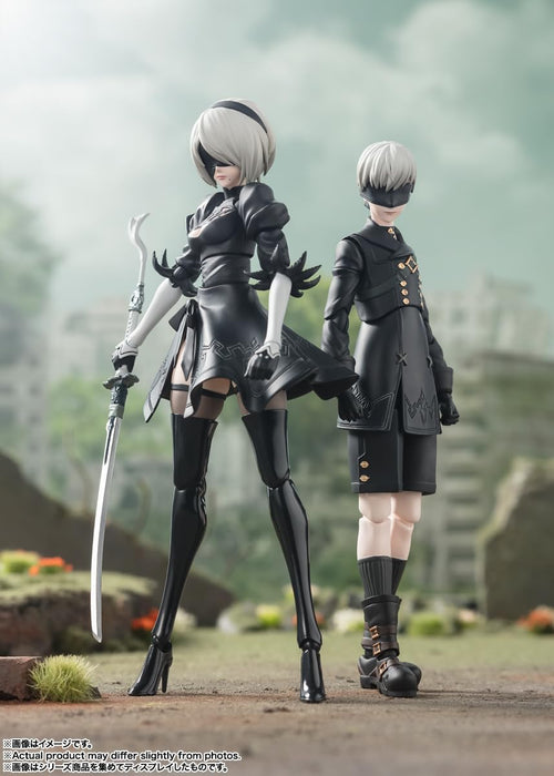 Bandai Spirits Sh Figuarts Nier:Automata Ver1.1A 9S Pvc Abs Figure Japan- Japan Figure Store - #1 Bring To You The Best Japanese Goods