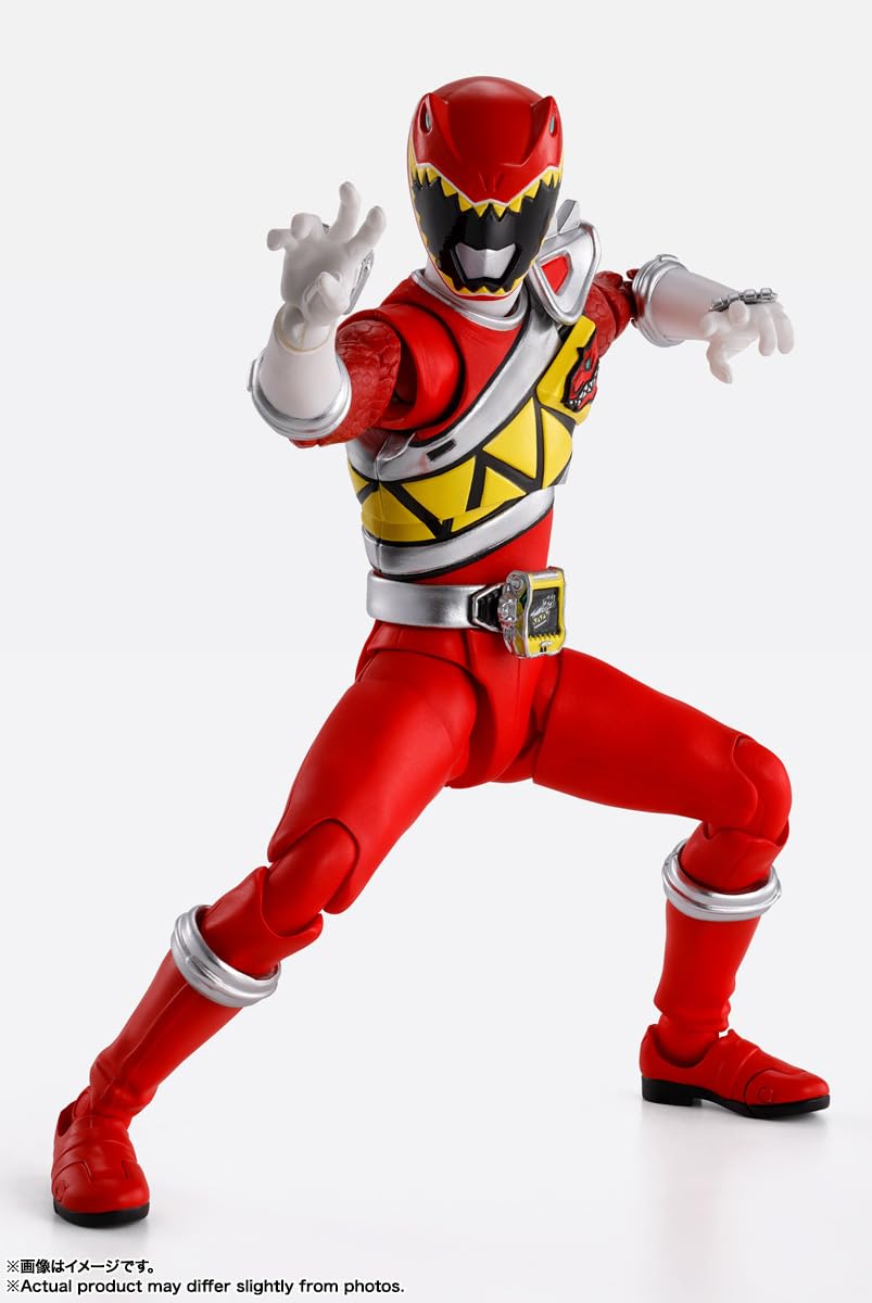 Bandai Spirits Sh Figuarts Kyoryuger Kyoryu Red 145mm ABS PVC Figure- Japan Figure Store - #1 Bring To You The Best Japanese Goods