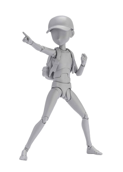 BANDAI S.H. Figuarts Body-Kun -Sugimori Ken- Edition Dx Set Figure Gray Color Ver.- Japan Figure Store - #1 Bring To You The Best Japanese Goods