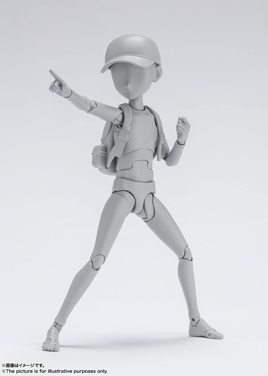 BANDAI S.H. Figuarts Body-Kun -Sugimori Ken- Edition Dx Set Figure Gray Color Ver.- Japan Figure Store - #1 Bring To You The Best Japanese Goods