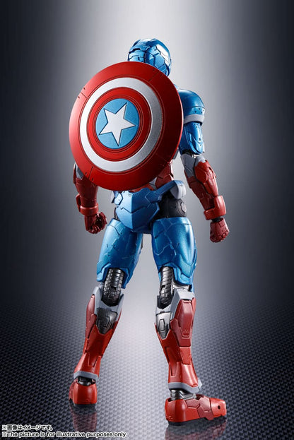 BANDAI S.H. Figuarts Captain America Figure Avengers: Tech-On- Japan Figure Store - #1 Bring To You The Best Japanese Goods