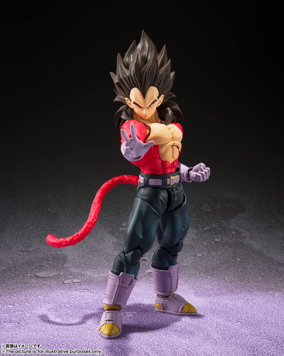 Bandai Spirits Sh Figuarts Dragon Ball GT Super Saiyan 4 Vegeta BAS63911 130mm Movable Figure- Japan Figure Store - #1 Bring To You The Best Japanese Goods