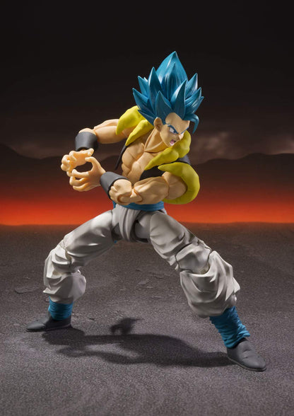 BANDAI - S.H. Figuarts Super Saiyan Blue Gogeta Figure - Dragon Ball Super: Broly- Japan Figure Store - #1 Bring To You The Best Japanese Goods