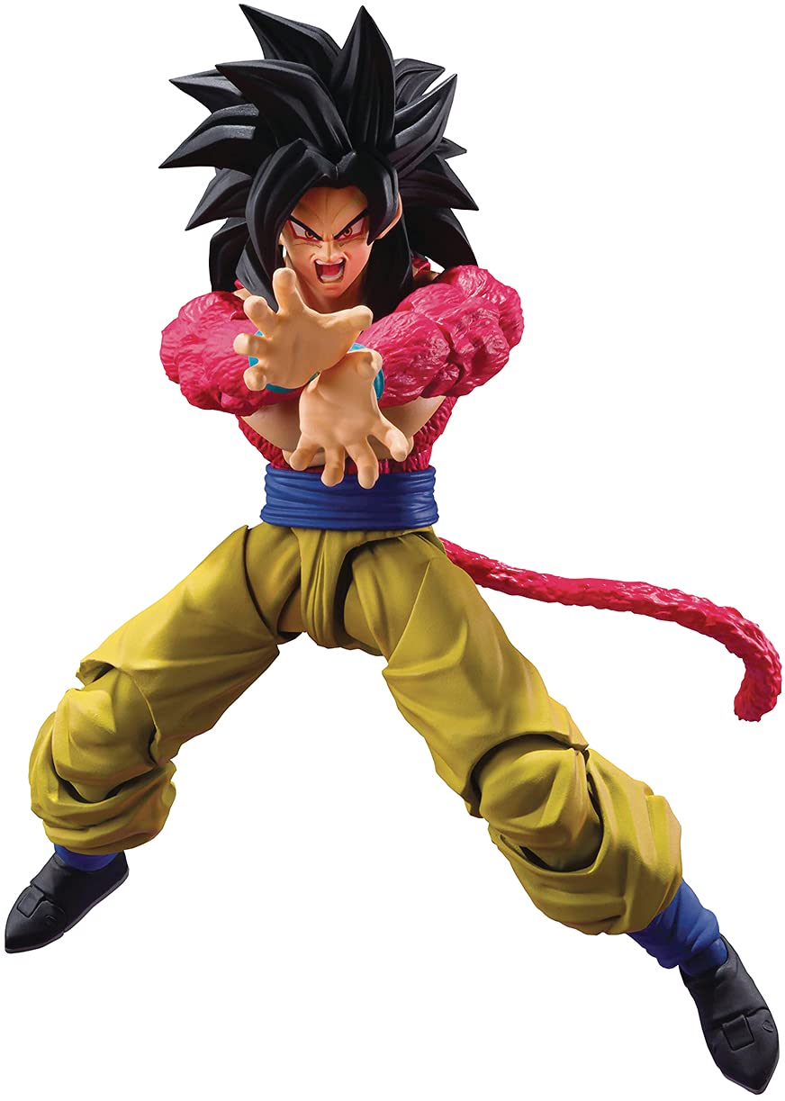 BANDAI - S.H. Figuarts Super Saiyan 4 Son Goku Figure - Dragon Ball Gt- Japan Figure Store - #1 Bring To You The Best Japanese Goods