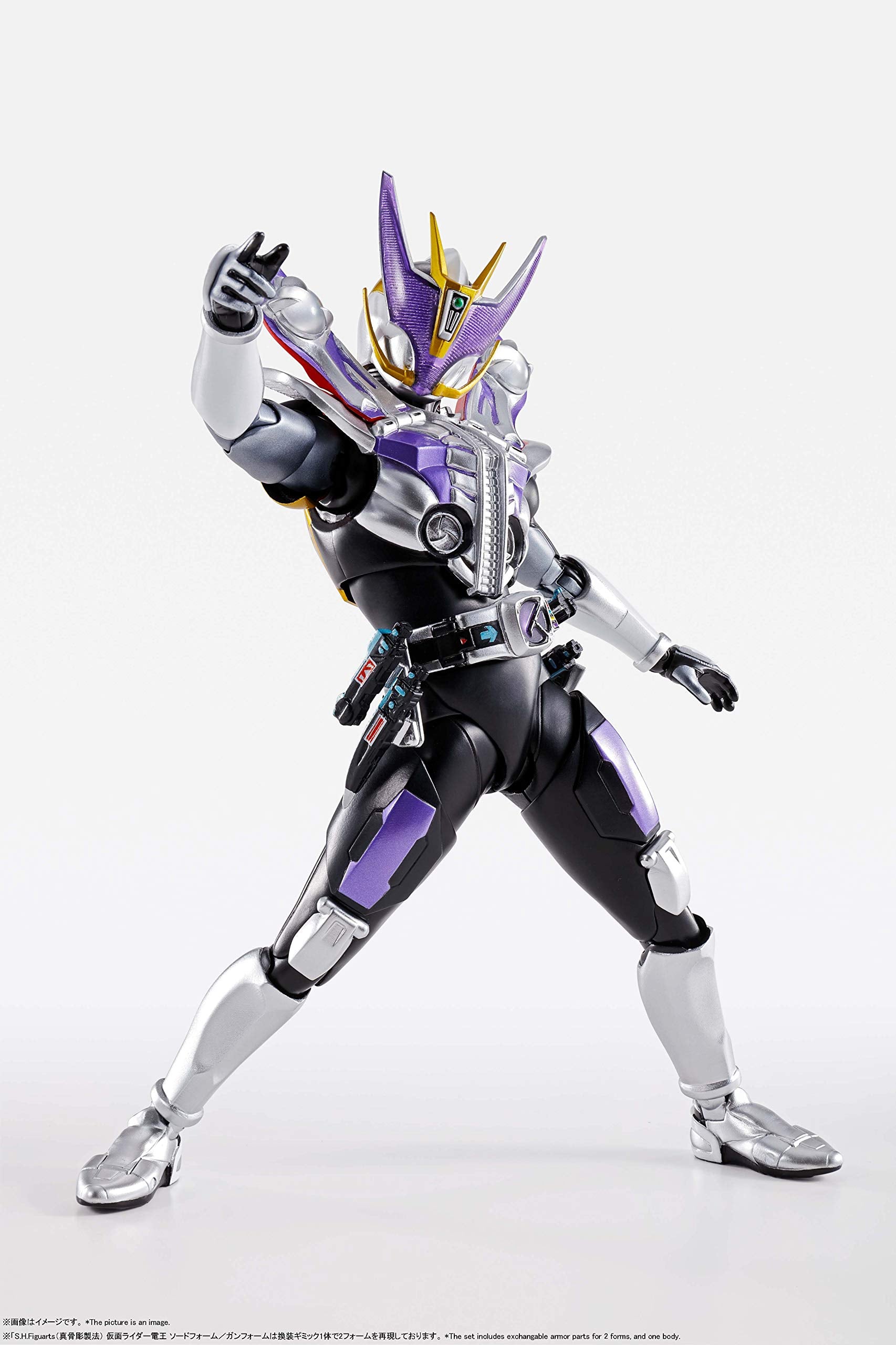 Shfiguarts Kamen Rider Den-O Sword Form/Gun Form (True Bone Carving Method) Approx. 145Mm Abs Pvc Painted Movable Figure- Japan Figure Store - #1 Bring To You The Best Japanese Goods