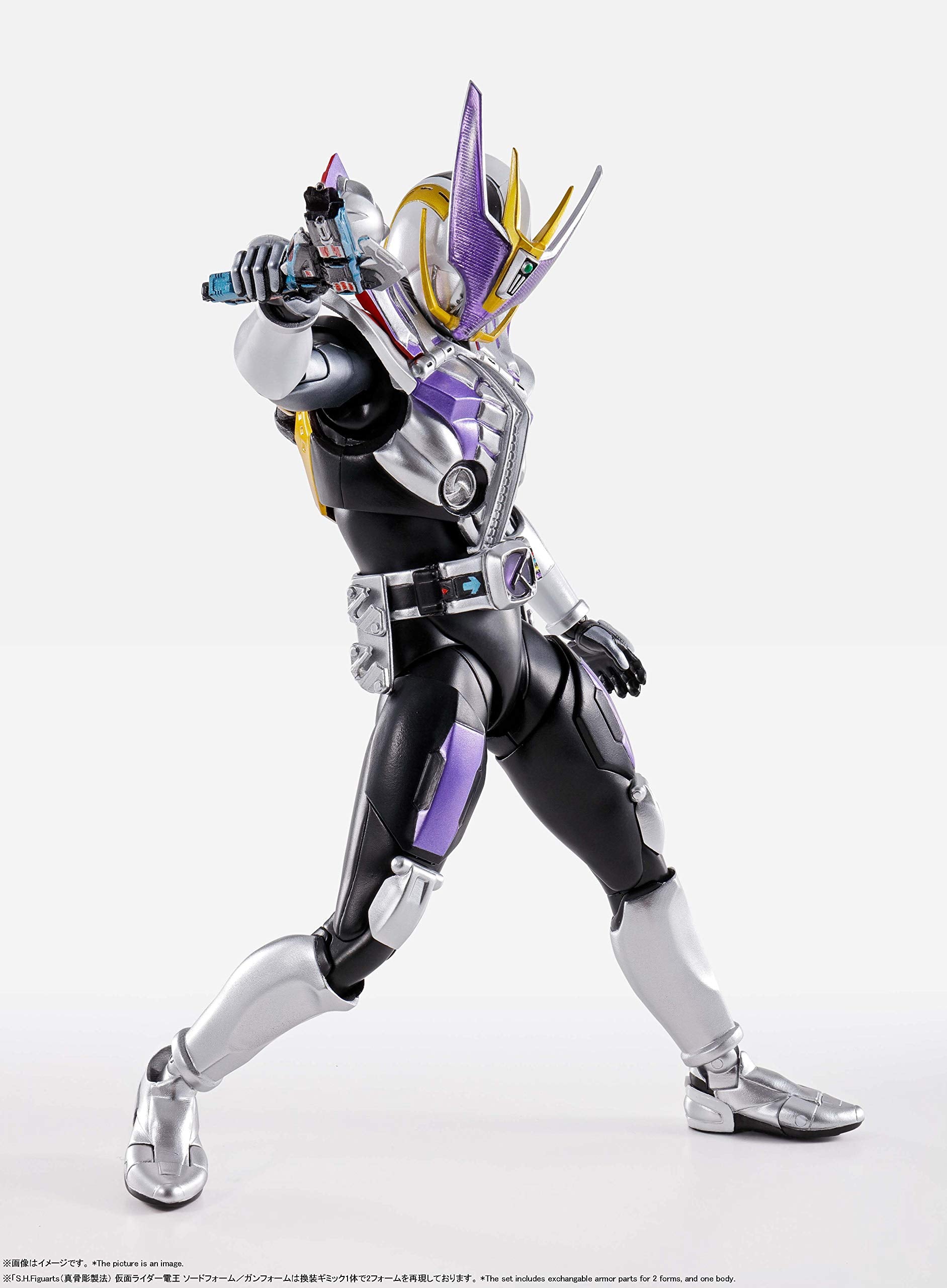 Shfiguarts Kamen Rider Den-O Sword Form/Gun Form (True Bone Carving Method) Approx. 145Mm Abs Pvc Painted Movable Figure- Japan Figure Store - #1 Bring To You The Best Japanese Goods