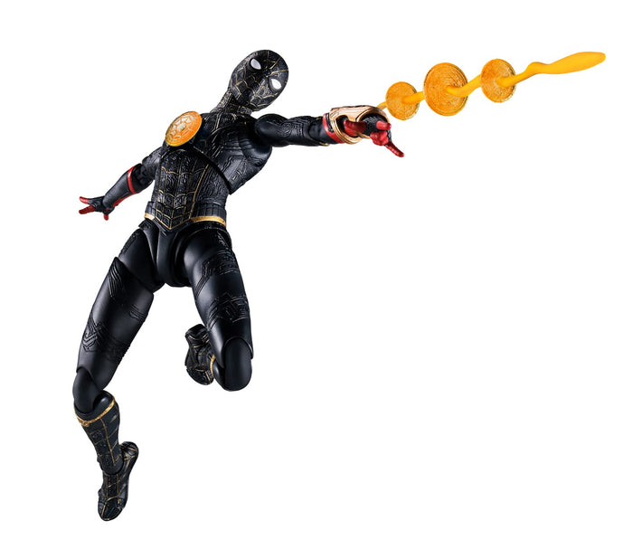 Shfiguarts Spider-Man [Black Gold Suit] (Spider-Man: No Way Home) About 150Mm Abs Pvc Painted Action Figure- Japan Figure Store - #1 Bring To You The Best Japanese Goods