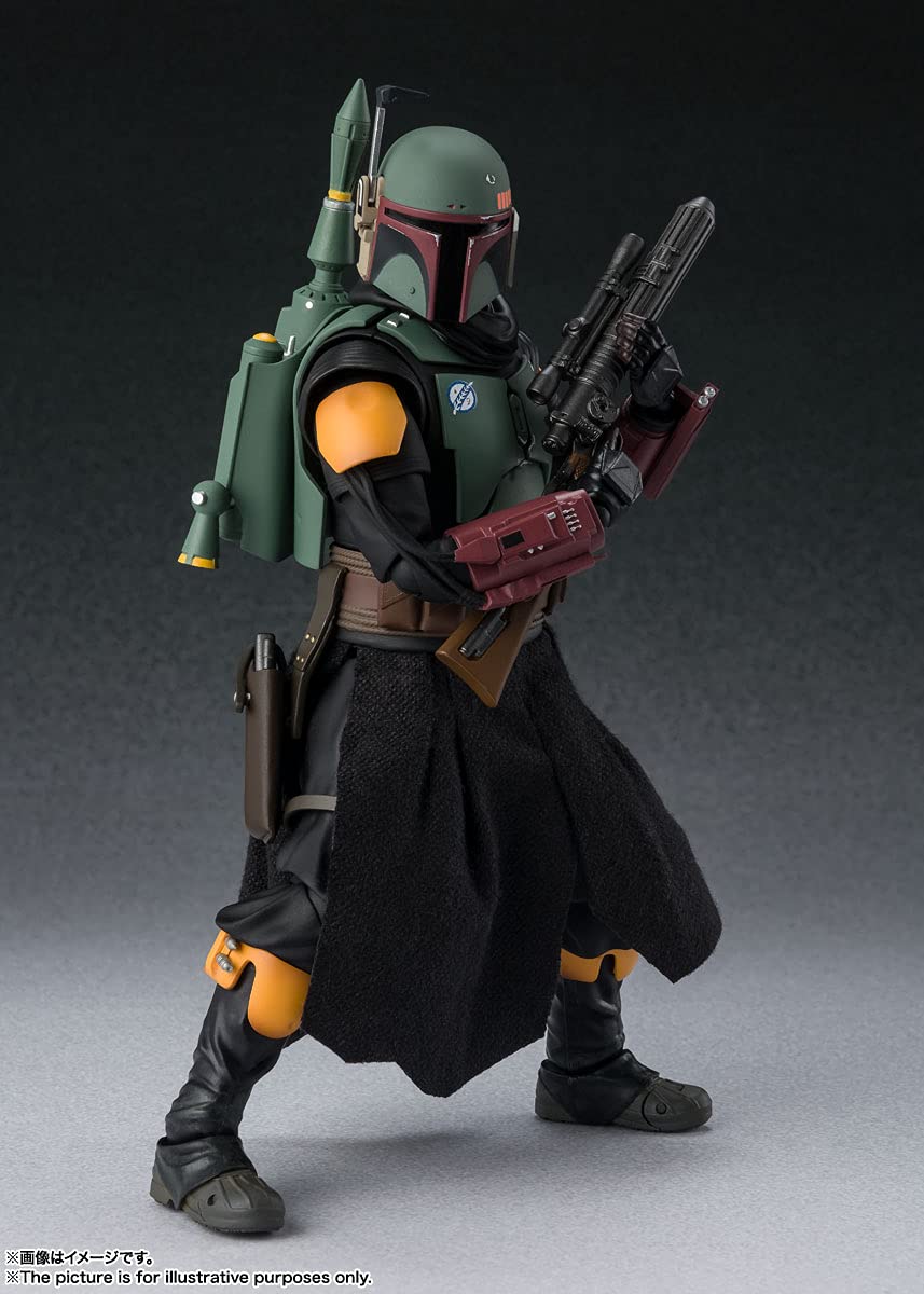 BANDAI S.H.Figuarts Boba Fett Figure Star Wars: The Mandalorian- Japan Figure Store - #1 Bring To You The Best Japanese Goods