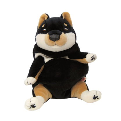 SHINADA Global Plush Doll Mochi Inu Kuro Black Shiba Inu Size S Tjn- Japan Figure Store - #1 Bring To You The Best Japanese Goods