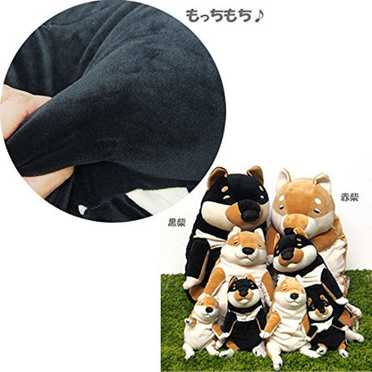 SHINADA Global Plush Doll Mochi Inu Kuro Black Shiba Inu Size S Tjn- Japan Figure Store - #1 Bring To You The Best Japanese Goods