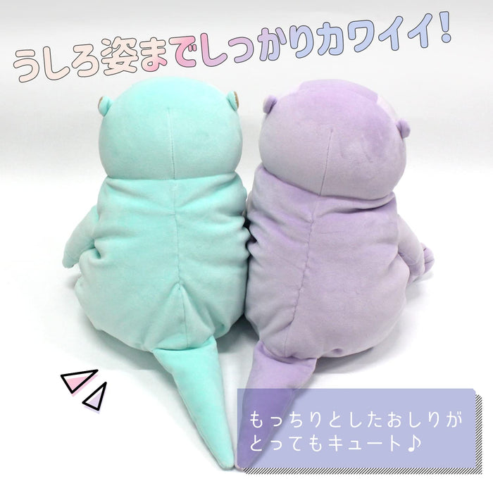 Shinada Global Mochi Otter Pastel Mint L 22x22x30cm MOKW-0350PM- Japan Figure Store - #1 Bring To You The Best Japanese Goods
