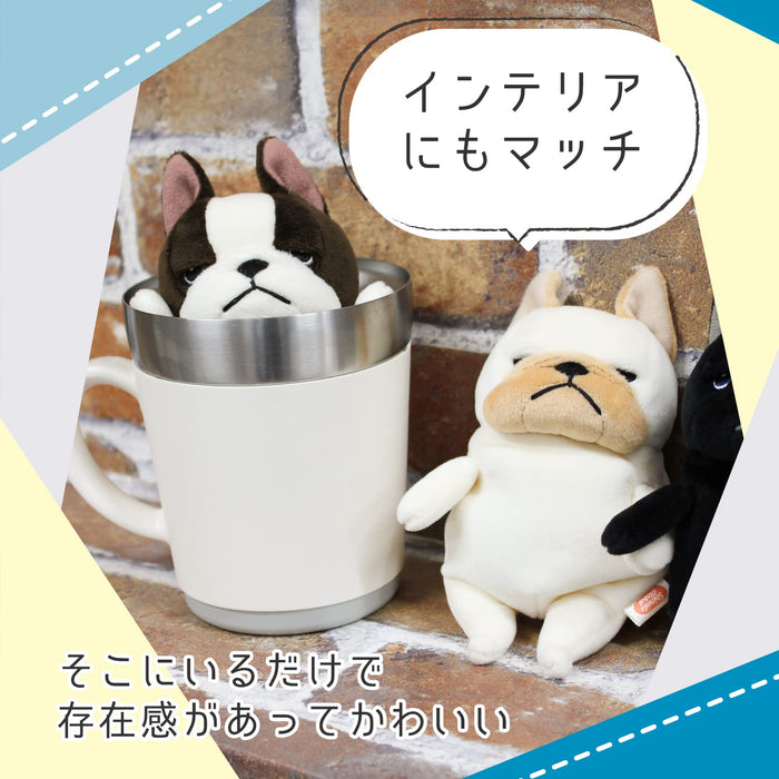 title Shinada Global Mochi Series Mobu-0088Py Stuffed Bulldog 7x5x14cm- Japan Figure Store - #1 Bring To You The Best Japanese Goods